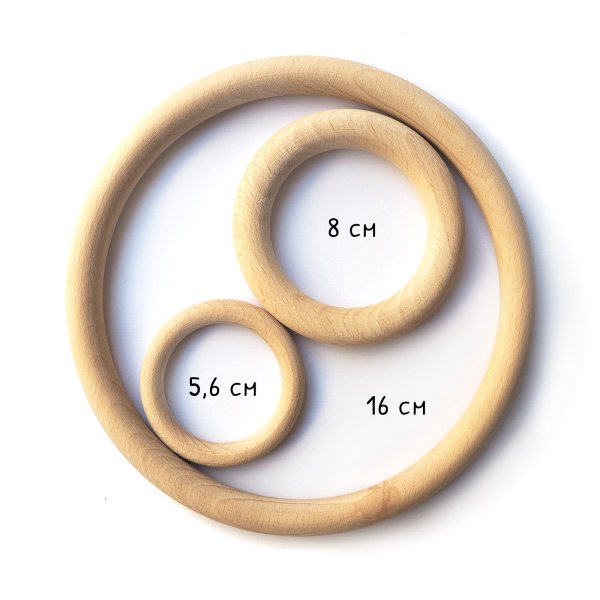 Dřevěný kroužek / 80 mm